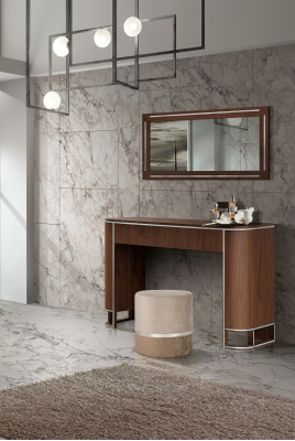 Designer kompletní toaletní stůl + zrcadlo Moderní nábytek Nový set 2 díly.