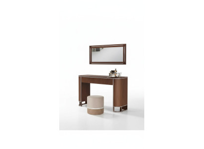 Designer kompletní toaletní stůl + zrcadlo Moderní nábytek Nový set 2 díly.