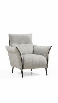 Sessel Design Polster Textil Möbel Luxus Wohnzimmer Modern Polstersessel Neu