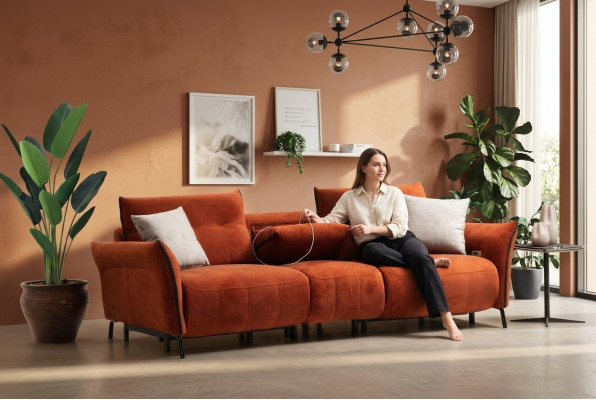 Viersitzer Sofa Couch Luxus Wohnzimmer Designer Modern Möbel Neu