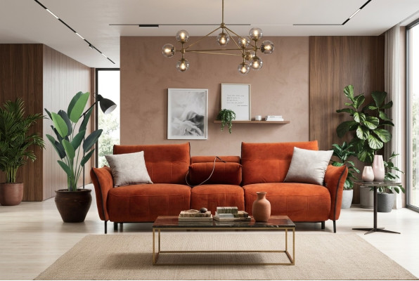 Viersitzer Sofa Couch Luxus Wohnzimmer Designer Modern Möbel Neu