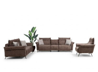 Set Wohnzimmer Sofa Couch Designer Modern Sofagarnitur Luxus Sessel Neu