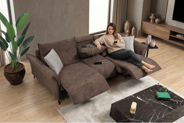Luxus Sofa Couch Wohnzimmer Viersitzer Polstersofa Modern Designer Neu
