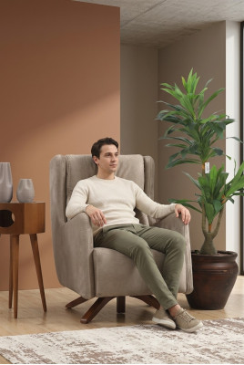 Einsitzer Sessel Wohnzimmer Designer Möbel Modern Polstersessel