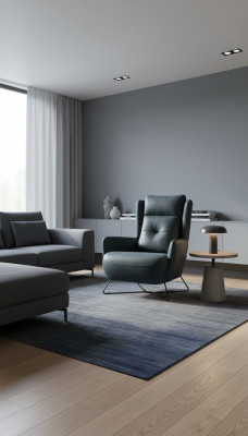 Modern Schwarz Sessel Wohnzimmer Designer Sitzmöbel Textil Polster Stoff