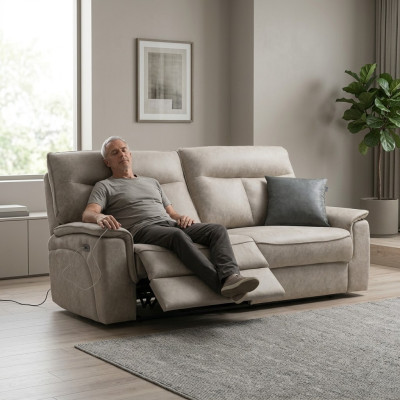 Dreisitzer Sofa Couch Wohnzimmer Designer Modern Luxus Sitzmöbel Neu