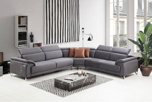 Sofa Rozkládací pohovka Pohovka rohová L-tvar Pohovka se sedadly Moderní nábytek Luxusní Nábytek Obývací pokoj