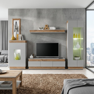 Wohnzimmer Set TV Ständer Neu Regal Luxus Möbe Modern Design Wohnwand