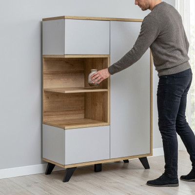 Wohnzimmer Bücherregal Holz Büroschrank Regal Luxus Holz Möbel Design