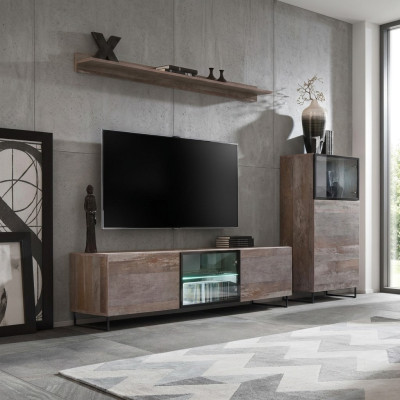 TV-Ständer Modern Regal Wohnzimmer Design Einrichtung Wohnwand Möbel