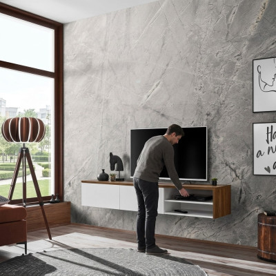 Designer Luxus TV Ständer Wohnzimmer Holz Lowboard Modern Neu Möbel