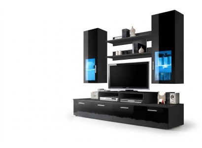 Obývací stěna dřevo Styl Moderní Luxus Obývací pokoj Nábytek Skříň na zeď Kompletní