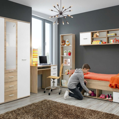 Komplett Jugendzimmer Modern Kinderzimmer Designer Schreibtisch Set Luxus Möbel