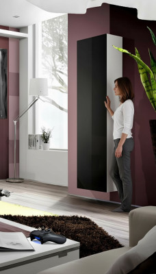 Luxus Stil Hänge Vitrine Wohnzimmermöbel Design Modern Möbel Holz