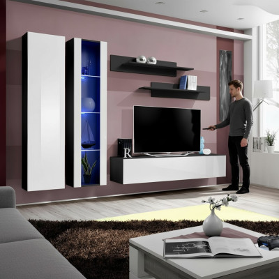 Obývací pokoj Nábytek Stěna pro TV Stojan na TV Kompletní zařízení Moderní