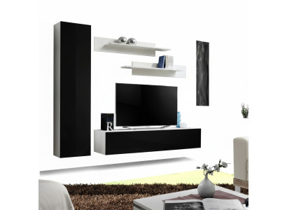 Luxus Wohnwand Designer TV Ständer Sideboard Einrichtung Wohnzimmer 4tlg Set
