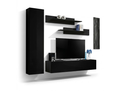 Wohnwand Komplett Designer Moderní nábytek do obývacího pokoje Stěnná skříň Nový