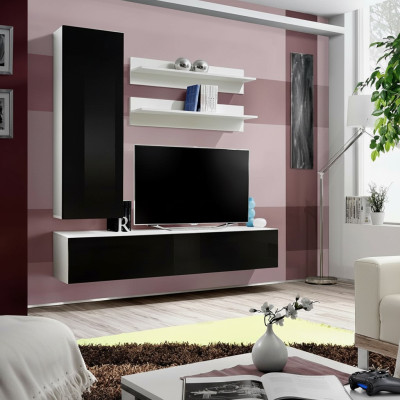 Moderní obývací stěna Luxus vybavení obývacího pokoje Design TV stojan Stěnová skříň