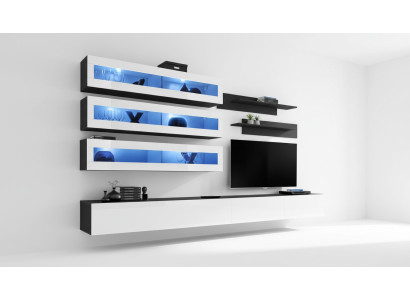 Luxus Wohnzimmer Designer Möbel Sideboard Wohnwand TV-Ständer Wandschrank