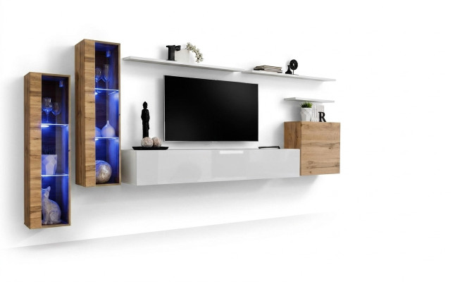 Luxus televizní stojan obývací pokoj Zařízení rtv nízký panel Designer Moderní obývací stěna