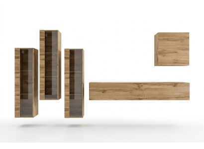 Obývací nábytek lesklý povrch obývací zeď TV stojan sada luxusní styl designér