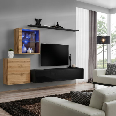 Luxus nábytek Stěnná skříň Moderní zařízení Obývací pokoj Nový