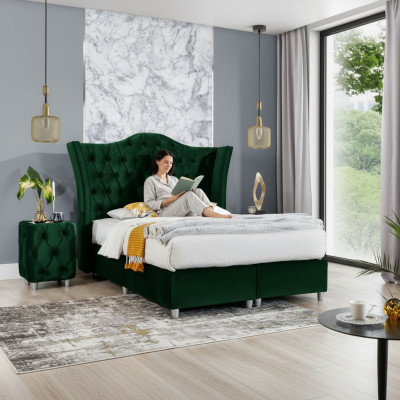 Schlafzimmer Bett Nachttische Komplett Set Design Einrichtung Luxus Möbel