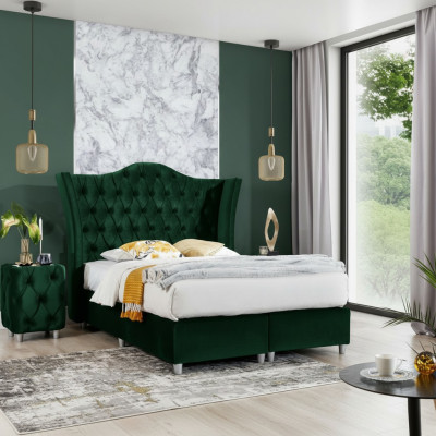 Schlafzimmer Bett Nachttische Komplett Set Design Einrichtung Luxus Möbel