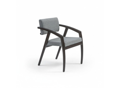 Židle s loketní opěrkou potahovanými sedákem jídelní místnost dřevo design luxusní styl nový.