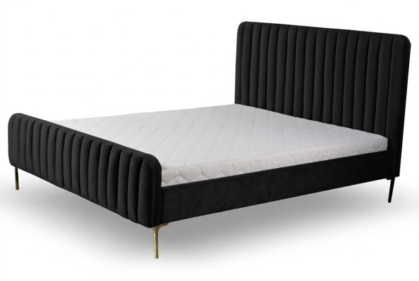 Postel  Polstrový Design Luxus Dvojitý Hotelový Postele Ložnice 180x200cm Nový