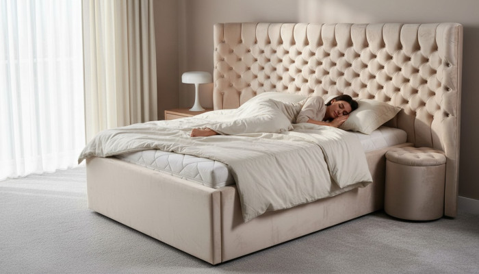 Bett Nachttisch 3tlg Schlafzimmer Set Luxus Komplett Möbel neu