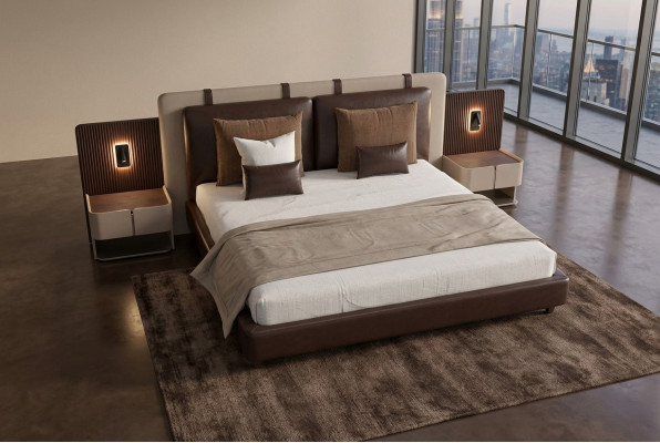 Luxus Schlafzimmer Nachttisch Betten Bett 3tlg. Komplett Set Design Einrichtung
