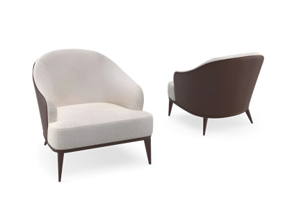 Sessel Sitz Modern Design Wohnzimmer braun Stil Luxus Fernsehsessel