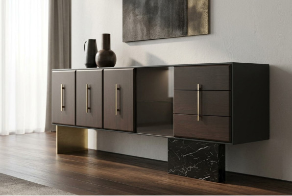 Modernes Sideboard Holz Kommoden Möbel Luxus Design TV Ständer neu