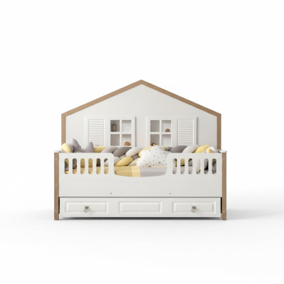 Perfekte Kinderzimmer Bettrahmen Kinderzimmermöbel Helles Holz Neuheit