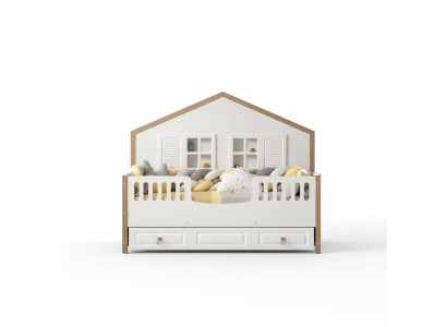 Perfekte Kinderzimmer Bettrahmen Kinderzimmermöbel Helles Holz Neuheit