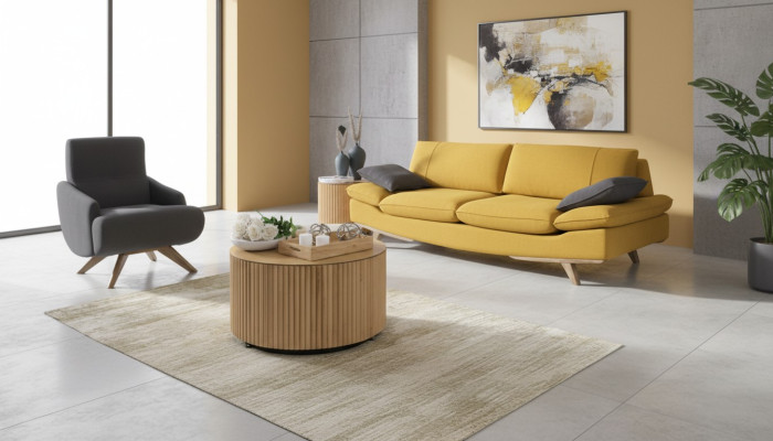 Stilvolle Wohnzimmer Garnitur Designer 3-Sitzer Luxus Couch Sessel 2tlg