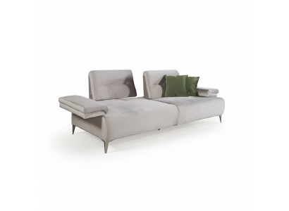 Přeloženo do češtiny: Světle béžová pohovka designový 3-místný obývací pokoj elegantní sedačky moderní pohovky
