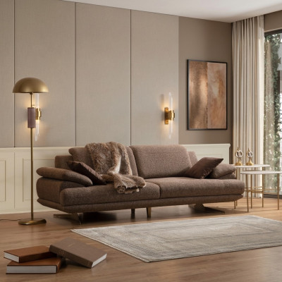 Elegantní třímístné pohovky do obývacího pokoje Luxusní třímístná exkluzivní pohovka