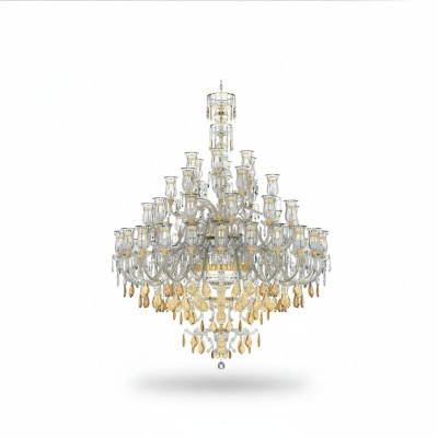 Großer Kronleuchter Luxus Lüster Wohnzimmer Pednel leuchte Beleuchtung Lampe
