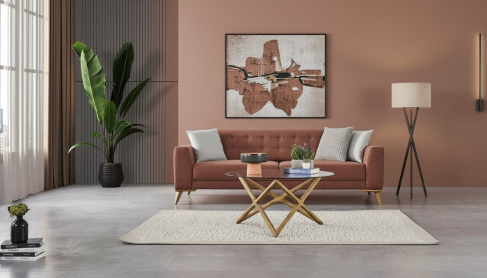 Wohnzimmer set Rosa Stilvoll Garnitur sofa 3+1 Sitzer Sessel Couchen