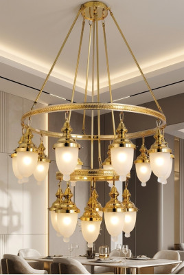 Hängeleuchte Kronleuchter Lampe Kristalllampe Deckenleuchte Lampen 100x220