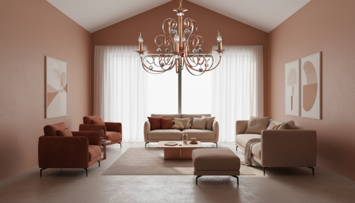 Kronleuchter Wohnzimmer Luxus Luster Deckenleuchte Lampen Leuchten 69x70