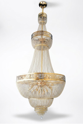 Křišťálová lampa lustr „Kronleuchter“ Závěsná lampa Stropní lampa Lampy 100x315