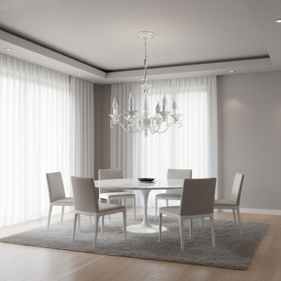 Kronleuchter Moderne Pendelleuchte Deckenleuchte Luxus Luster Kristall