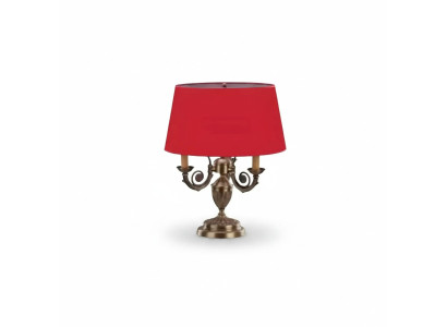 Stolní lampa z kovu do ložnice je stylovou volbou.