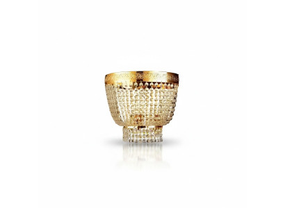Modern Deckenleuchte Messing Lampen Lampe Gold Kristall