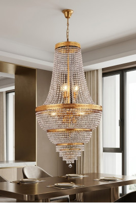 Lampe Hängeleuchte Kronleuchter Kristalllampe Deckenleuchte Lampen 60x135
