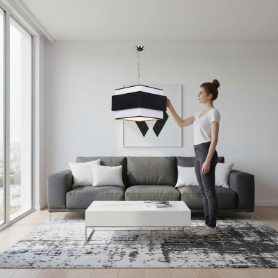 Deckenleuchte Chrom Deckenlampe Lampe Leuchte Deckenleuchten Lampen