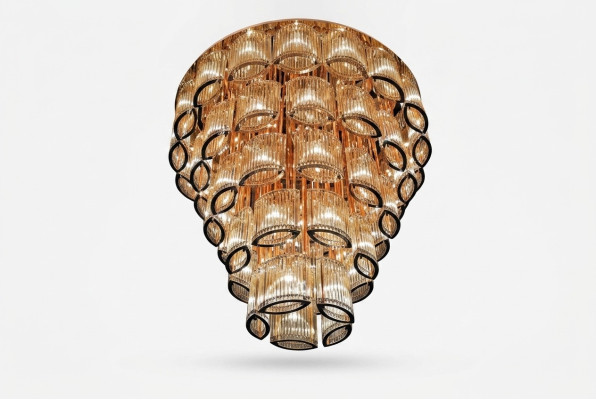 Moderne Gold Deckenlampe für Zuhause Wohnzimmer Neu Luxuriös für Stil